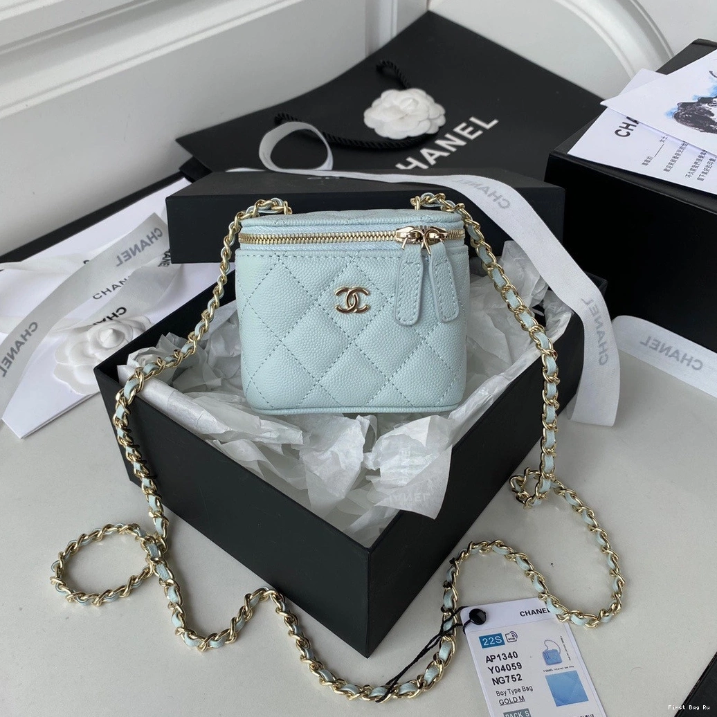 First Bag Ru SMALL CHANEL CHAIN VANITY WITH 0815